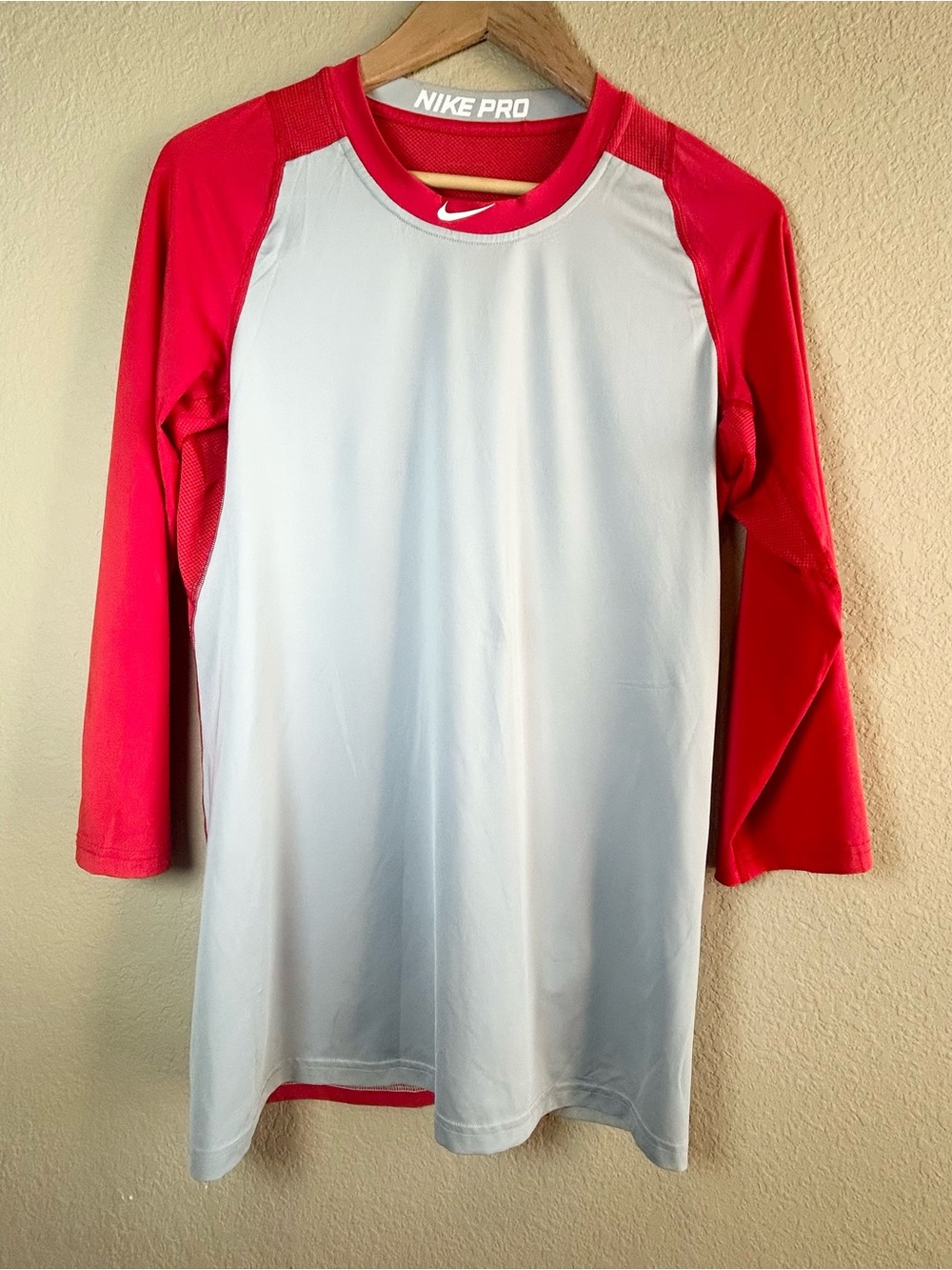 Nike Pro MLB Official Men’s Long Sleeve Baseball Training Jersey Size S Athletic